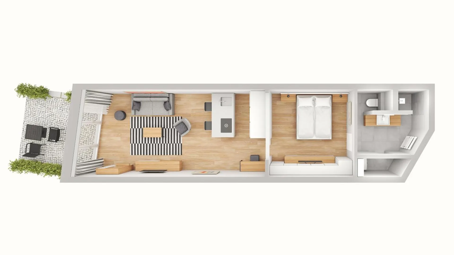 برلين Downtown Apartments Living 0*,